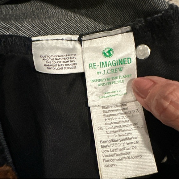 J CREW DEMIN WOMENS 9”BILLIE DEMI BOOT CROP 26 CROP INSEAM 15 1/2 LEG OPENING 31 - Picture 11 of 14